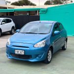 2014 Mitsubishi Mirage Blue full