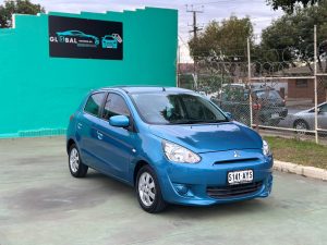2014 Mitsubishi Mirage Blue